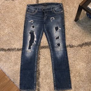 Silver Buckle jeans